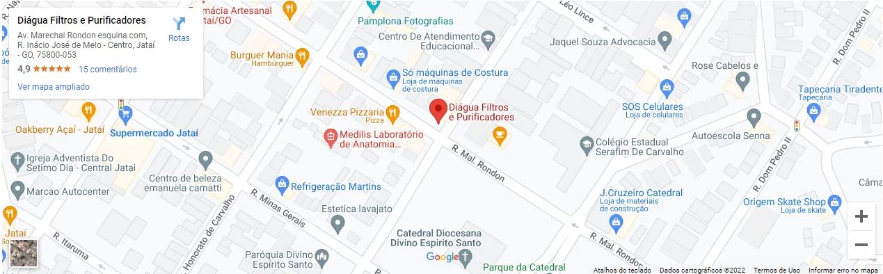 mapa diágua purificadors